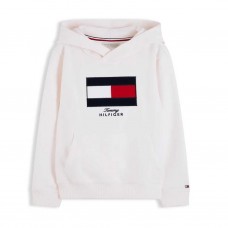 TOMMY HILFIGER μπλούζα φούτερ παιδική KB0KB10638-YBH εκρού